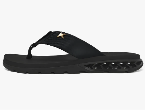 Chinelo Kenner De Dedo L7 Masculino Black Rakka Dia A Dia