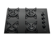 Cooktop 4 Bocas Atlas Agile Up Mesa Vidro Mega Chama Bivolt