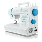 Máquina De Costura Genius Plus Jx-4035 Elgin Cor Branco