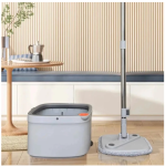 Mop Cubo 360 Duas Águas DualWash Duo Refil de Microfibra + Refil Extra