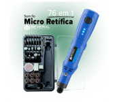 Mini Retífica Several Importados Recarregável e Com Discos Para Lixar Polir Cortar