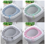 Capa De Assento De Vaso Sanitário Almofada Sanitária Confortável Lavável Para Banheiro