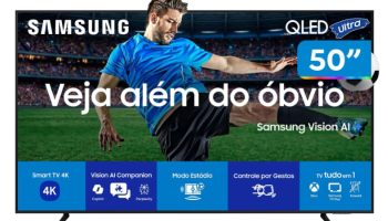 Smart TV 50″ Samsung Ultra 4K QLED QN50Q7FAAGXZD Tizen Q4 AI 3 HDMI