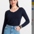 Blusa Feminina com Gola Chaminé Bege
