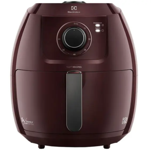 Air Fryer Electrolux Family Efficient EAF51 Dark Red 6,5L com Timer