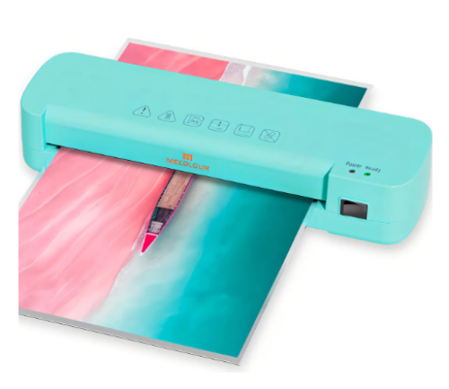 Laminadora A4 70mic 100mic Plastificacao Quente E Fria Rapida Compacta Antienrosco Silenciosa Mecolour