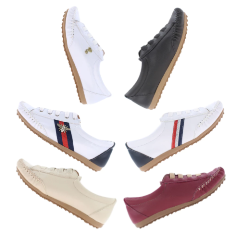 Tenis Femino confortavel e facil de calçar, mocatenis leve