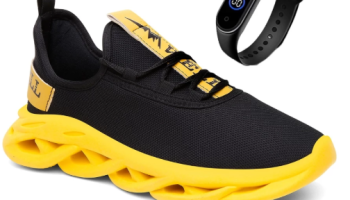 Tênis Masculino Casual Confortável Esportivo Treino + Brinde Relógio