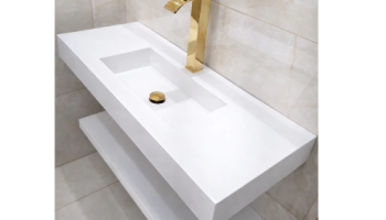 Kit Lavatório Banheiro – 60×40 70×40 80×40 Kit Minimalist Stone