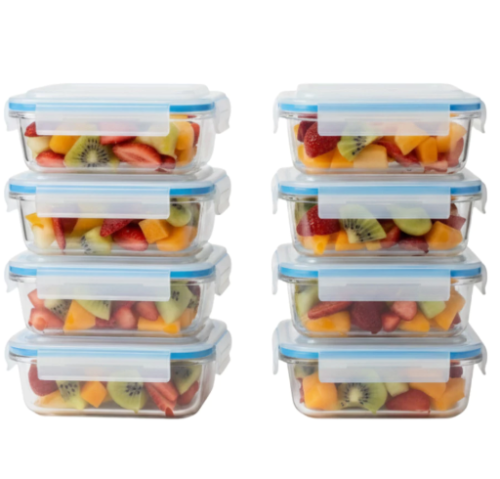 Kit Potes Herméticos Marmita de Vidro 630ml 1 a 5 Unidades