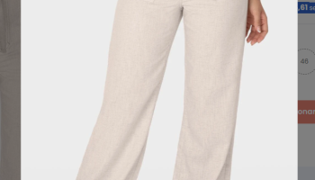 Calça Off White Alfaiataria Cintura Alta