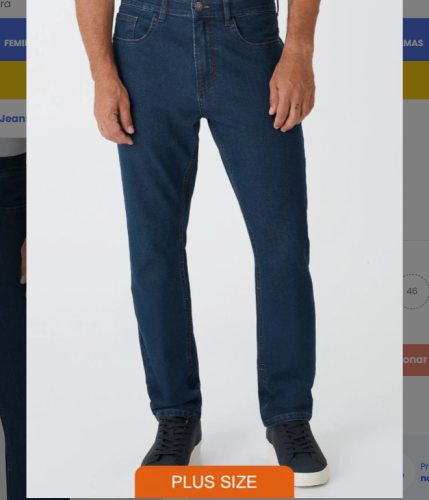 Malwee – Calça Jeans Slim Azul