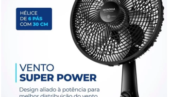 Ventilador Mondial 30cm Vsp 30 B 127v 60hz