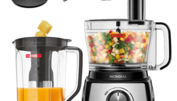 Multiprocessador 5 em 1 Mondial TurboChef Potência 1000w Loi