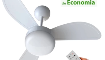 Ventilador de Teto Ventisol Fênix Branco Inverter Controle Remoto 6 Velocidades – Bivolt