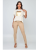 Calça Jeans Feminina Skinny Bege