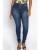 Calça Jeans Skinny Feminina Caedu Escura 2 Botões