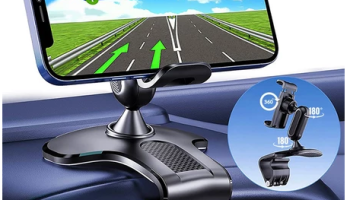 Suporte Para Celular Carro Painel Retrovisor Veicular Universal Rotação 360 Graus Ajustável