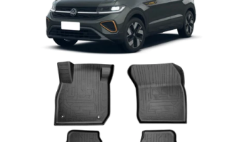Tapete Bandeja T cross 5 Peças Tpe Flexível 2019/2026