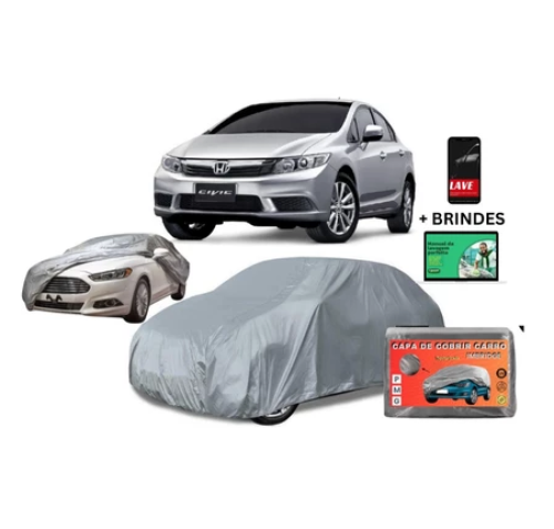 Capa De Proteção Para Carro Sol Chuva Uv Impermeável C Forro 100% Impermeável