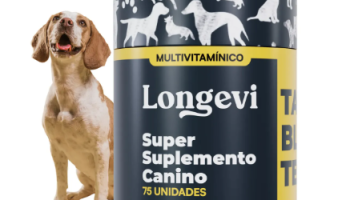 Suplemento Pet Multivitamínico Longevi, Probiótico para Cães 150g