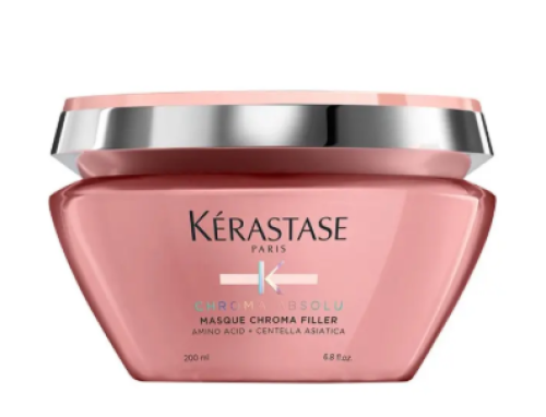 Máscara com ação Anti-Porosidade para Cabelos Coloridos Sensíveis ou Danificados de Médios a Grossos, Nutre e Protege a Cor, Chroma Absolu Chroma Filler, Kérastase, 200ml
