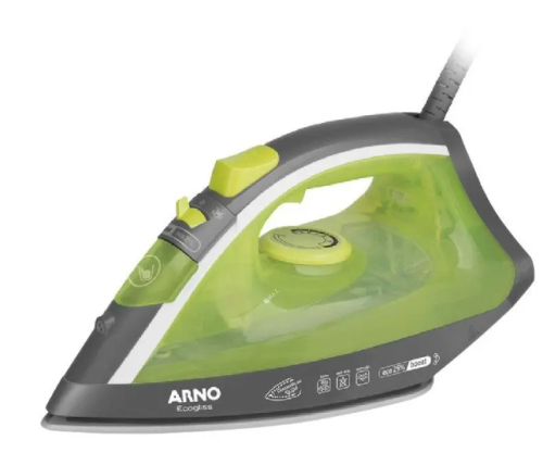 Ferro de Passar Roupa a Vapor e a Seco Arno Ecogliss FEC1 Verde