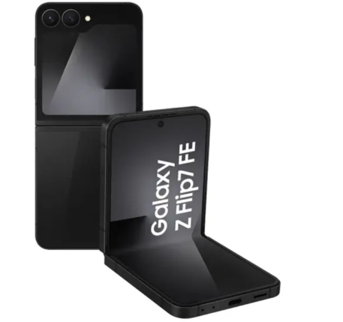 Smartphone Samsung Galaxy Z Flip7 FE 128GB Preto 5G 8GB RAM Tela 6,7″ Câm. Dupla de 50MP Galaxy AI