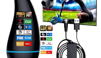 Antena Interna Para Tv Digital Amplificada 1080 Hdtv Cabo 3m – Lelong
