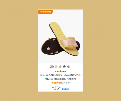 Rasteira SANDALIAS HAVAIANAS YOU ANGRA, Havaianas, feminino