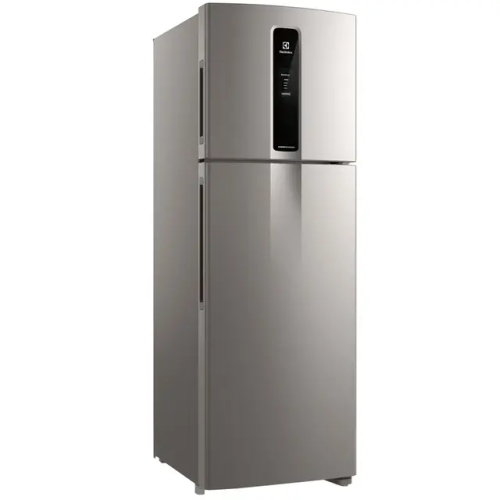 Geladeira Electrolux 390L Frost Free Duplex Inverter IF43S – Inox – 110 Volts