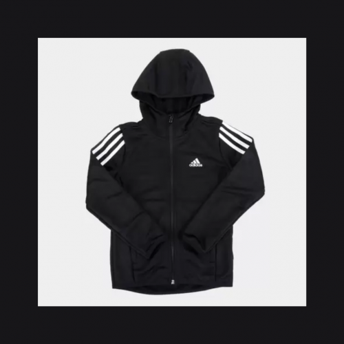 Jaqueta Infantil Adidas D2m 3S c/ Capuz Masculina