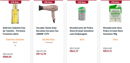 Dia das Mãe. Produtos com até 60% de desconto. Aproveite!