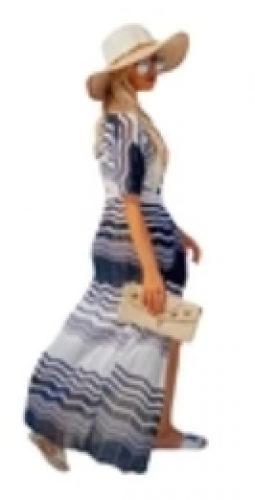 Saída De Praia Longa Kimono Tricot Verão Zig Zag Verão Luxo