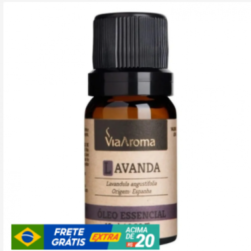 Óleo Essencial De Lavanda 100% Puro Via Aroma
