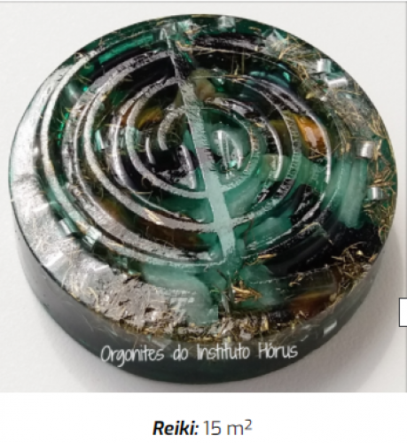 Orgonite com o símbolo do Reiki