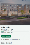 Apartamento na região do São João (Guarulhos – SP)
