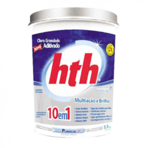 Cloro para piscina granulado aditivado Mineral Brilliance 5,5Kg HTH