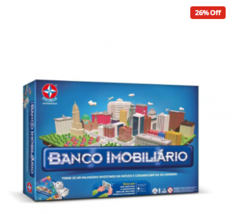 Jogo Banco Imobiliário – 2018 – Estrela