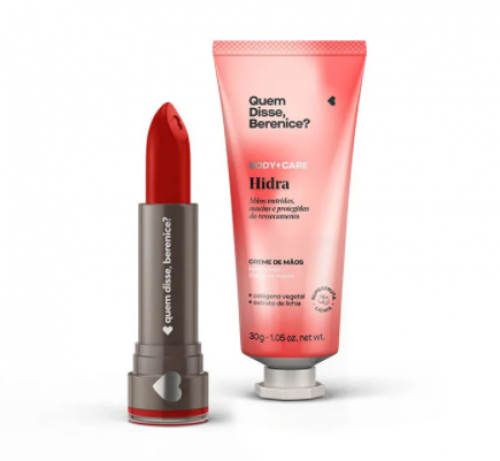 Kit Hidra Creme Mãos + Tint Hidrabalm Vermebalm