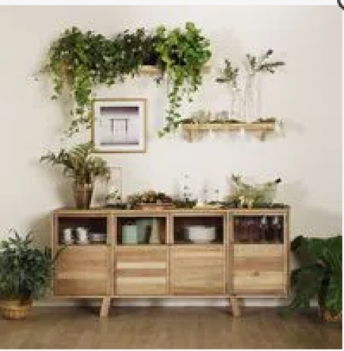 Madeira de sol buffet 4 portas 1,72 M X 44 CM