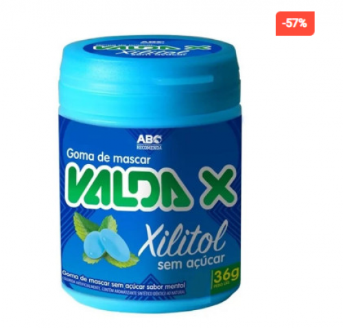 Pastilhas Valda X-Xilitol Pote 36g