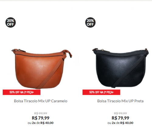 Bolsas Tiracolo (transversais)