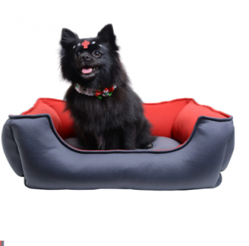 Cama para Cachorro Luxo Protect – Vermelha