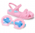 Sandália Infantil Grendene Kids Princesas Disney Fun Glasses Feminina