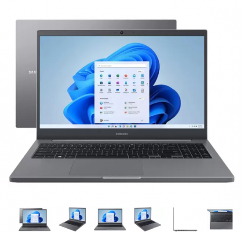 Notebook Samsung Book Intel Core i3 4GB – 256GB SSD 15,6” Full HD Windows 11 NP550XDA-KV3BR