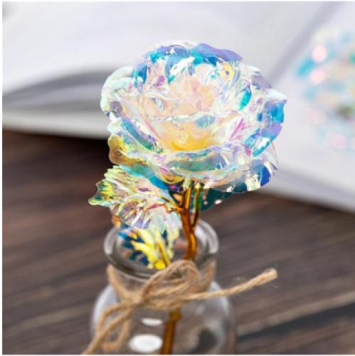 Rosas Falsas Para Sempre Amo Flores Com Luz Decoração De Casamento Presente Criativo