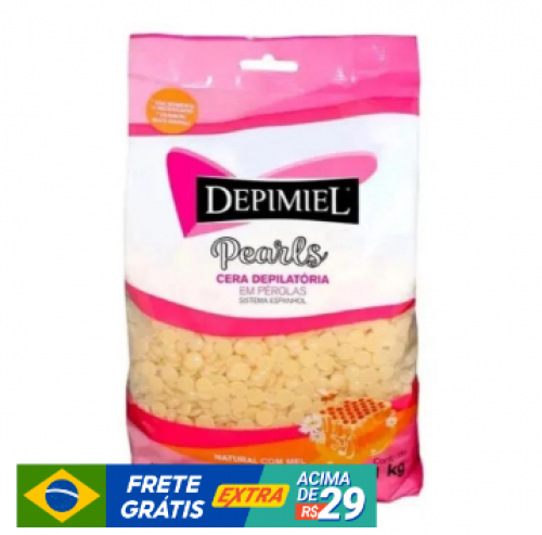 Cera Em Perolas Depilatoria Depimiel Pearls Depilação 1Kg