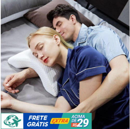 Travesseiro Cervical Formato De Arco Pescoço Espuma Com Design Oco Descanso De Braço