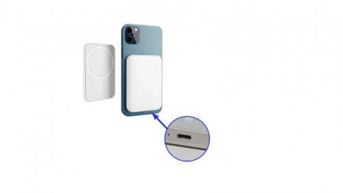 Novo Carregador Magsafe Portátil Indução iPhone Apple Carga Magnética